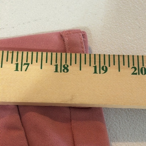 Izod Straight Leg‎ Flat Front Chino Pants Mens Size 36x30 Dusty Rose - Picture 7 of 11